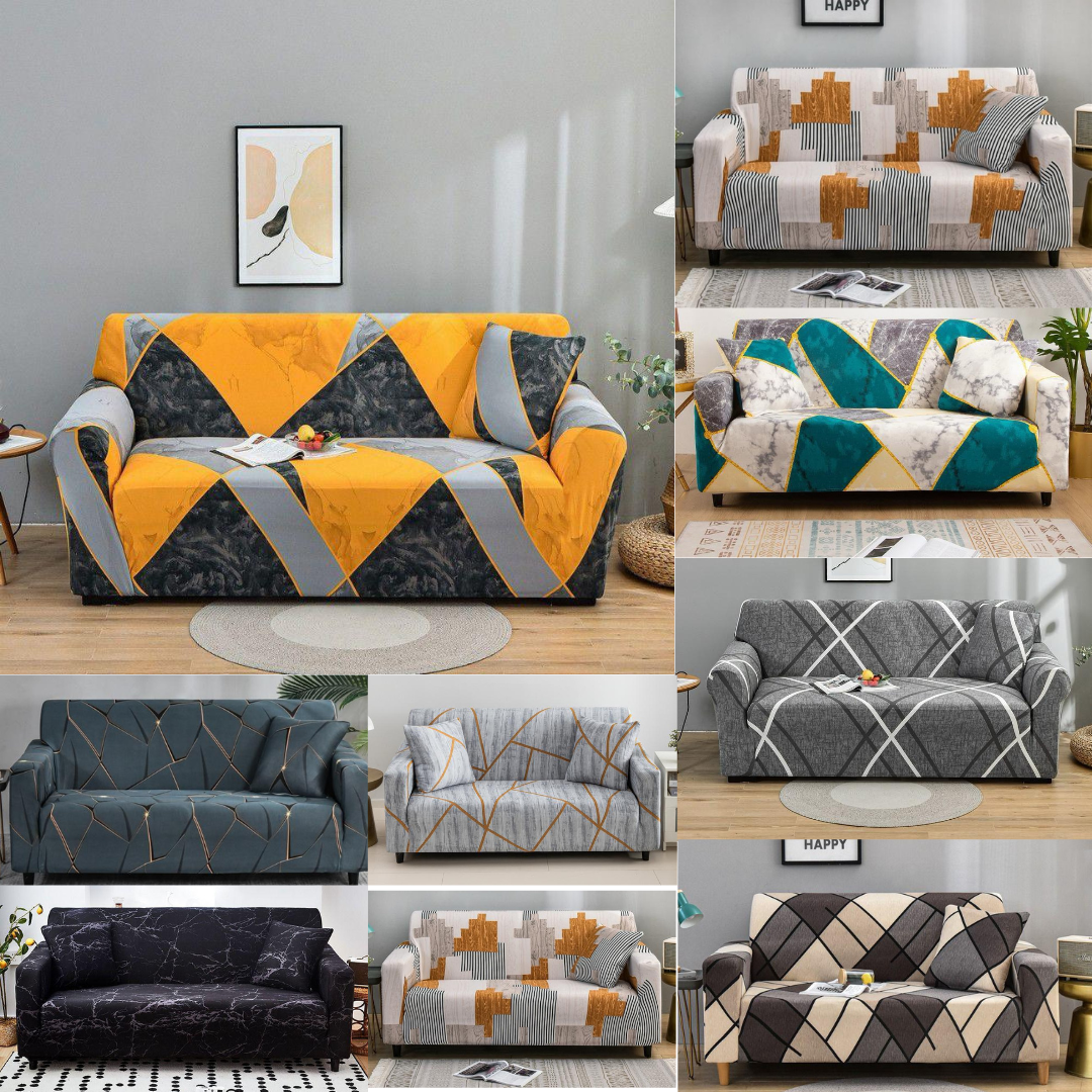 Printed polycotton Sofa Covers (2Seater)
